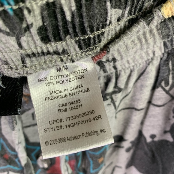 RARE Y2K guitar hero Pajama pants - Picture 3 of 7